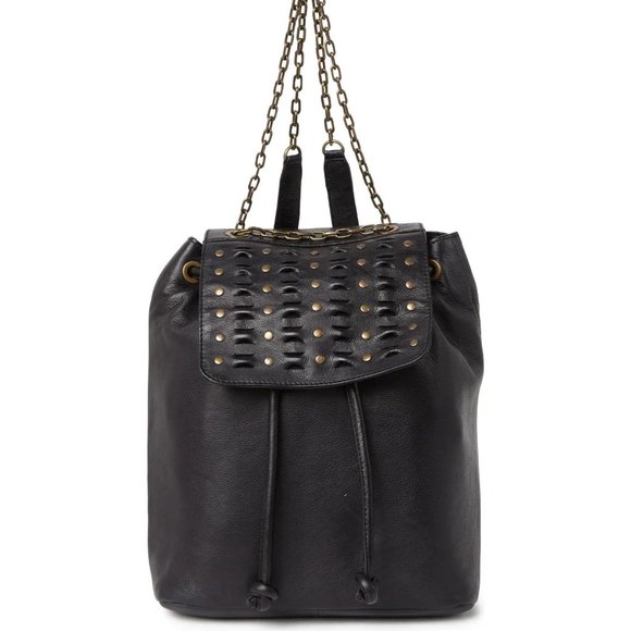 Frye Jade Studded Leather Backpack